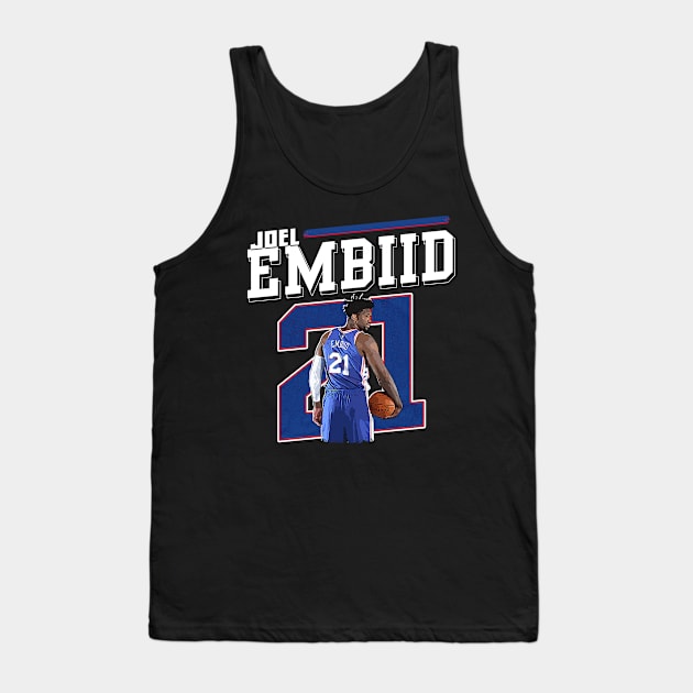 Joel Embiid Tank Top by WYATB Art